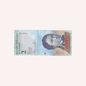 2 Bolivares 2012  UNC.