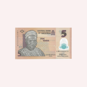 5 Nairas 2018   UNC.