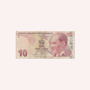 10 Liras Turkiye 2009.