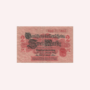 Billete de 2 Marcos 1914