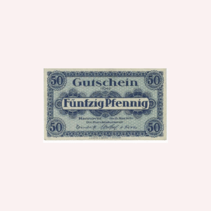 Billete de 50 Pfennig 1920