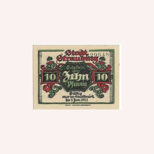 Billete de Stuttgart 1921