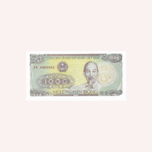 1000 Dongs 1988 UNC.