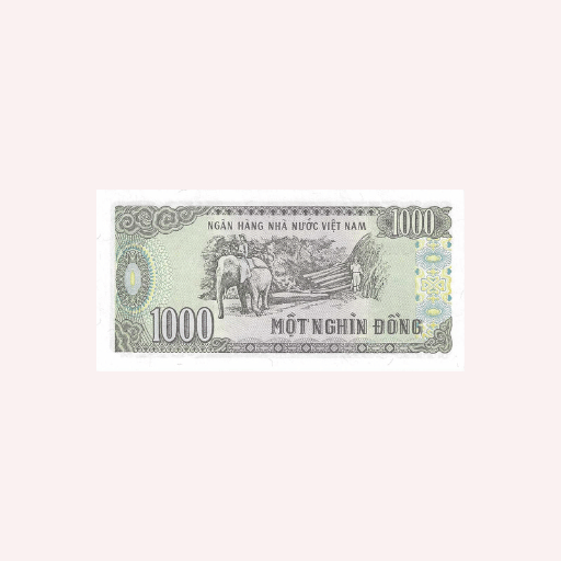 1000 Dongs 1988 UNC. - Imagen 2