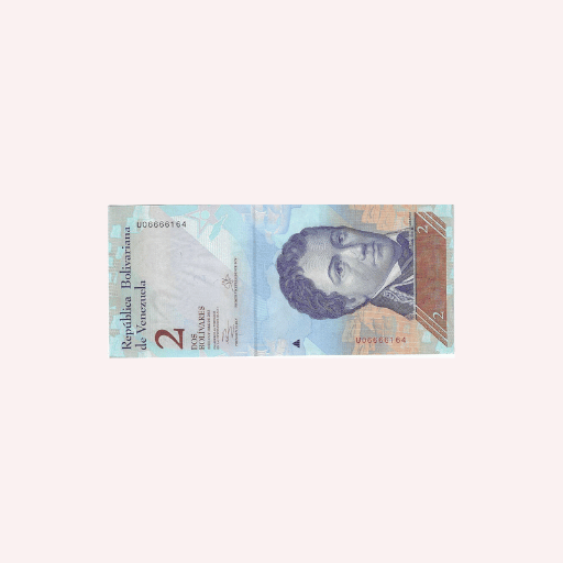 2 Bolivares 2013 UNC.
