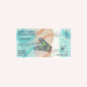 100 Ariary de Madagaskar.