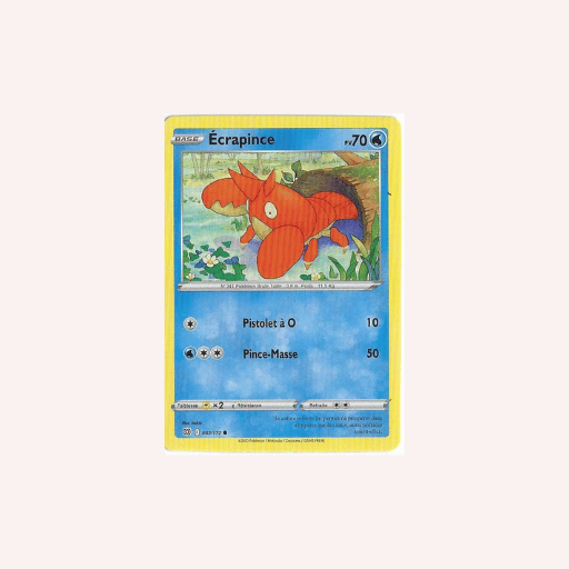Carta Pokémon Écrapinc.