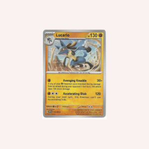 Carta Pokémon Lucario.