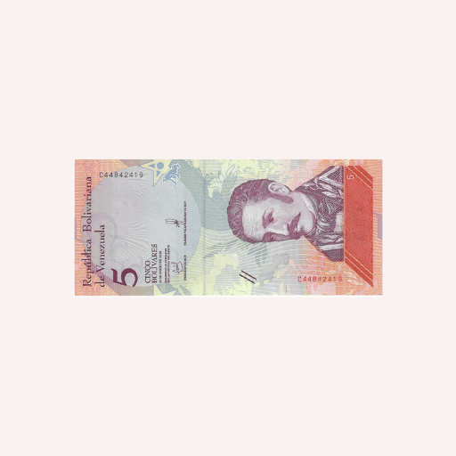 5 Bolivares 2018 UNC.