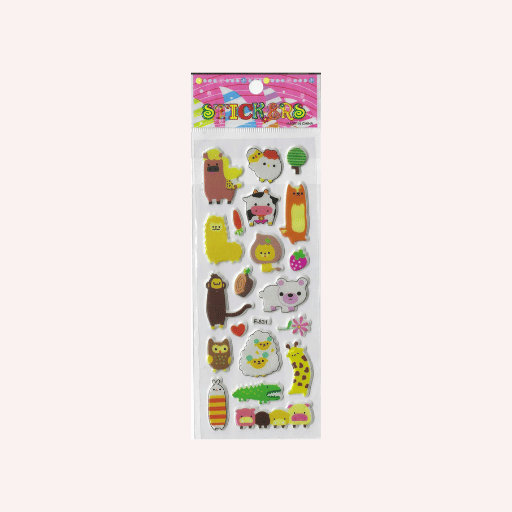 Puffy Sticker Animal