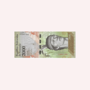 Billete de 2.000 Bolívares 2016.