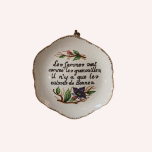 Antiguo Plato Frances.