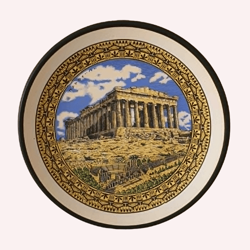 Plato Decorativo de Grecia.