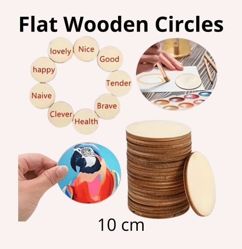 Circulos Planos de Madera - Imagen 2