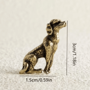 🐶 Miniatura de Perro en Metal