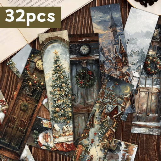 🎄 Set de 32 Marcapáginas