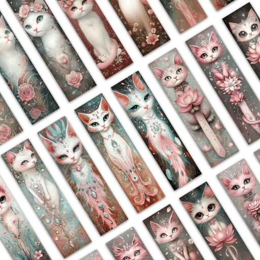 🐱✨ Set de 32 Marcapáginas - Imagen 3