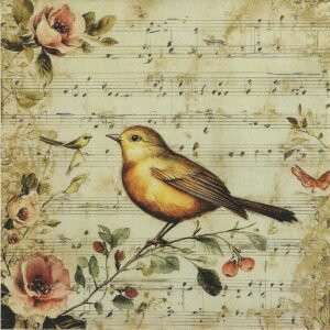 🎼🐦 Aves & Música Vintage