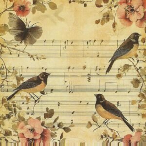 🎼🐦 Aves & Música Vintage
