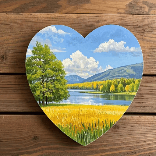 25 Corazones de Madera - Imagen 3