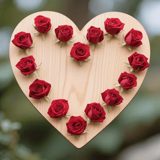 25 Corazones de Madera - Imagen 4