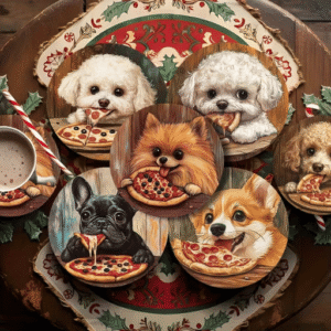 6 Posavasos con Perros